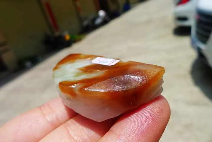 Natural Jade Rough Jadeite Raw (40g,4.8X2.3X1.6cm)