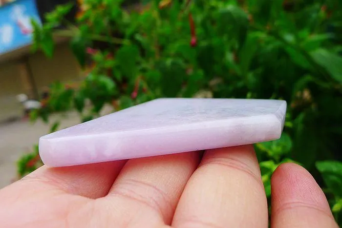 Natural Jade Rough Jadeite Raw (49g,4.8X5.7X0.7cm)
