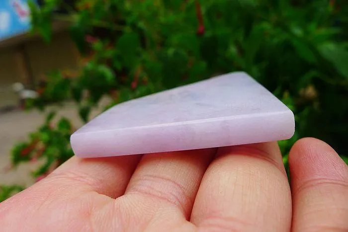 Natural Jade Rough Jadeite Raw (49g,4.8X5.7X0.7cm)