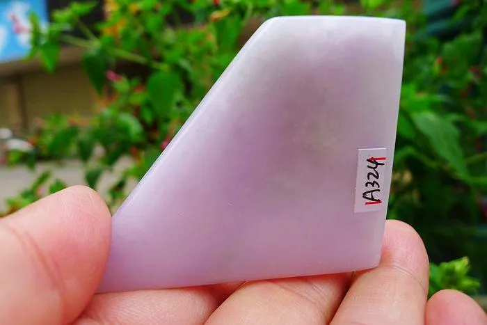 Natural Jade Rough Jadeite Raw (49g,4.8X5.7X0.7cm)