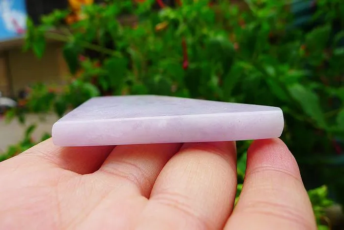 Natural Jade Rough Jadeite Raw (49g,4.8X5.7X0.7cm)