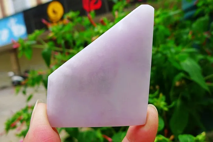 Natural Jade Rough Jadeite Raw (49g,4.8X5.7X0.7cm)