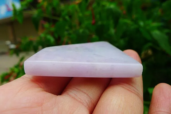 Natural Jade Rough Jadeite Raw (49g,4.8X5.7X0.7cm)