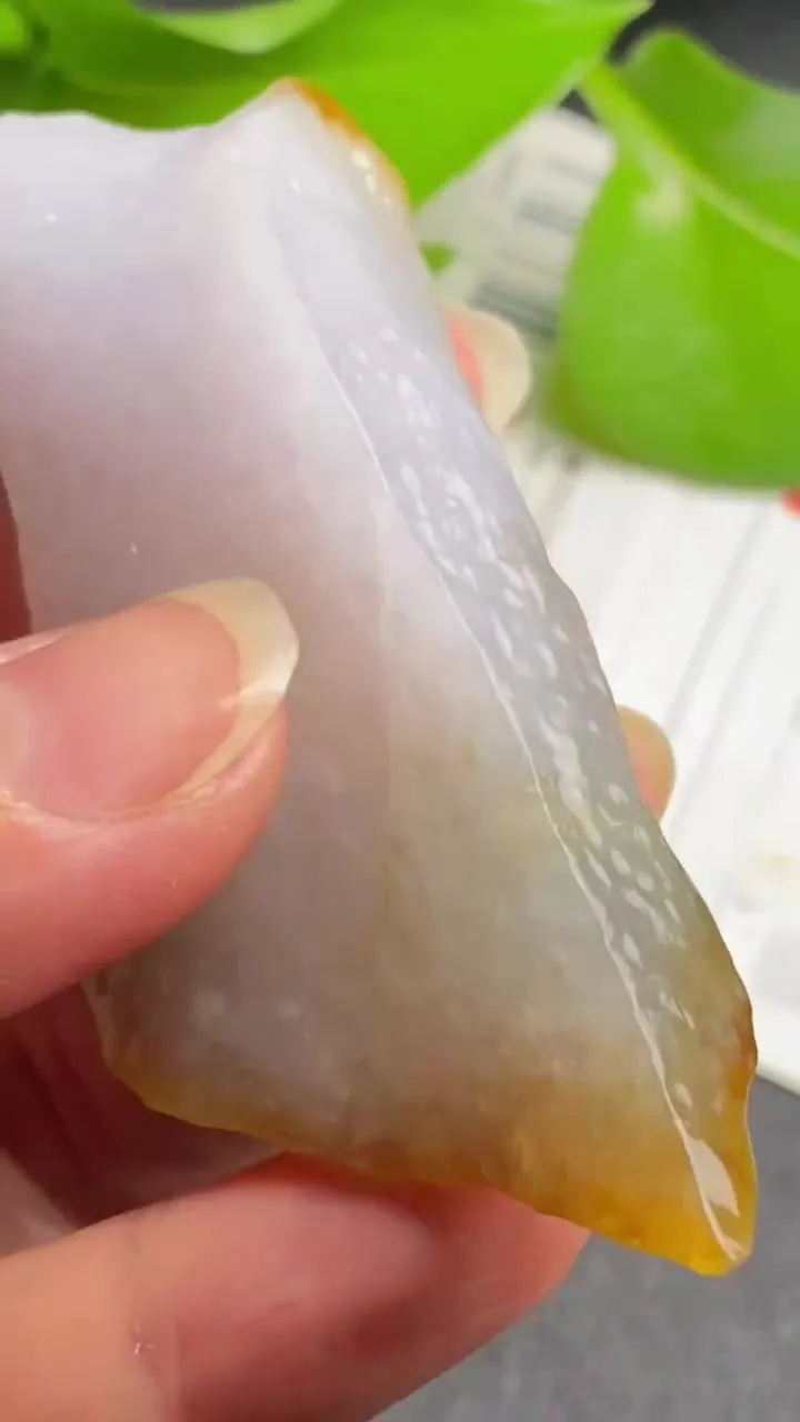 Natural Jade Rough Jadeite Raw (49g,55X31X14mm)-A6107