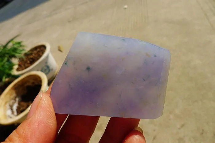 Natural Jade Rough Jadeite Raw (52.5g,6X4.1X0.75cm)