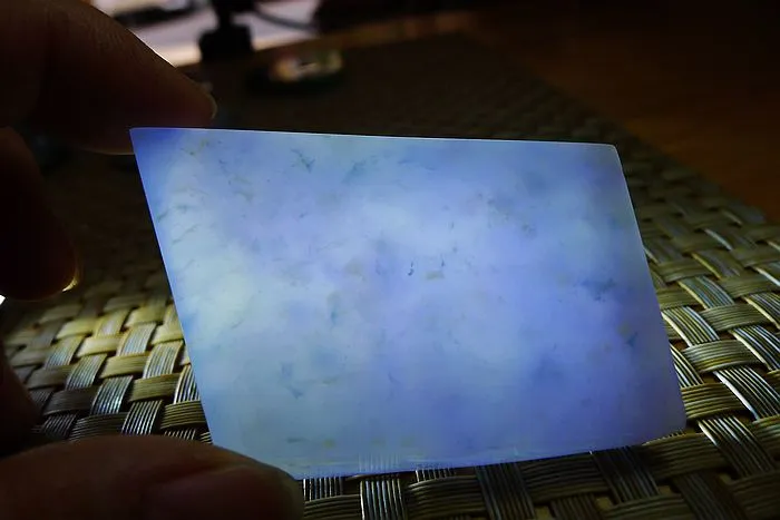 Natural Jade Rough Jadeite Raw (52.5g,6X4.1X0.75cm)