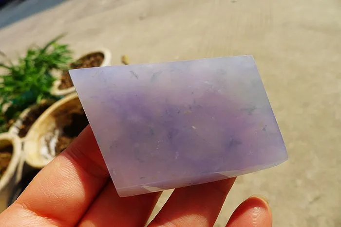 Natural Jade Rough Jadeite Raw (52.5g,6X4.1X0.75cm)