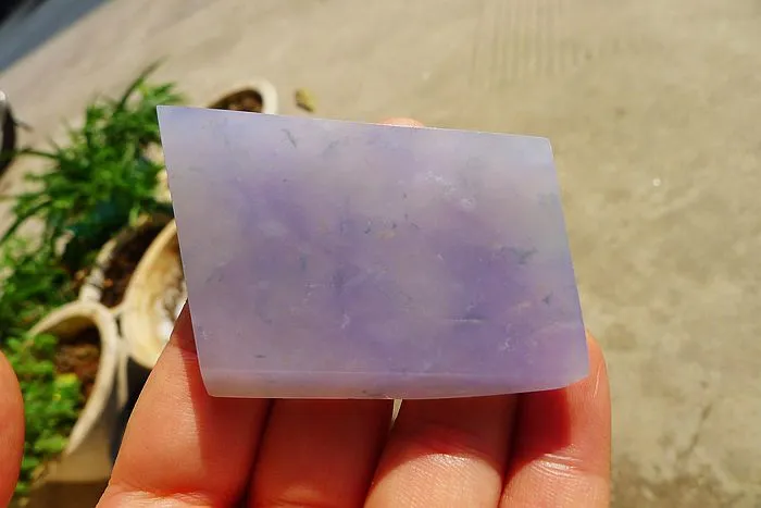 Natural Jade Rough Jadeite Raw (52.5g,6X4.1X0.75cm)