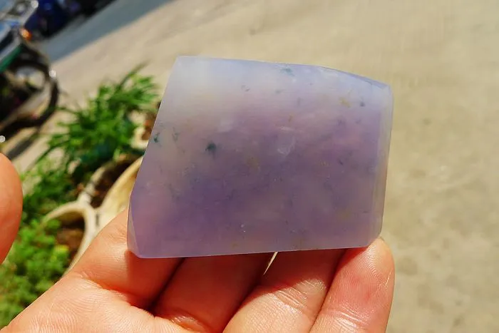 Natural Jade Rough Jadeite Raw (52.5g,6X4.1X0.75cm)