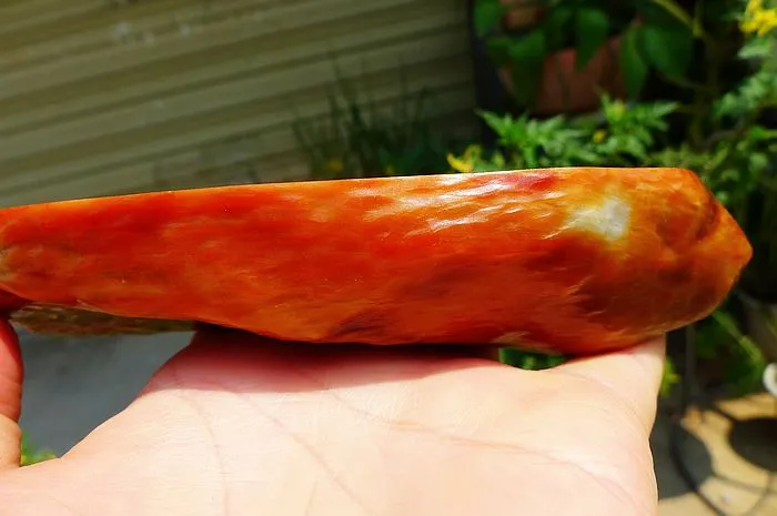 Natural Jade Rough Jadeite Raw (560g,14X8.2X2.7cm)