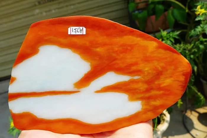 Natural Jade Rough Jadeite Raw (560g,14X8.2X2.7cm)