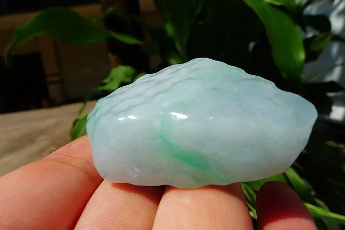 Natural Jade Rough Jadeite Raw (59g,5.1X3.1X1.9cm)
