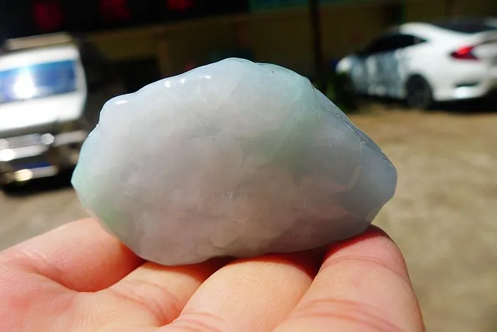 Natural Jade Rough Jadeite Raw (59g,5.1X3.1X1.9cm)