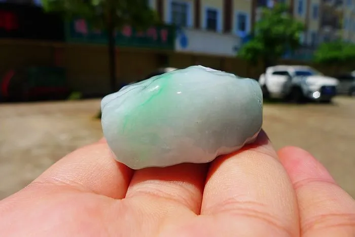 Natural Jade Rough Jadeite Raw (59g,5.1X3.1X1.9cm)