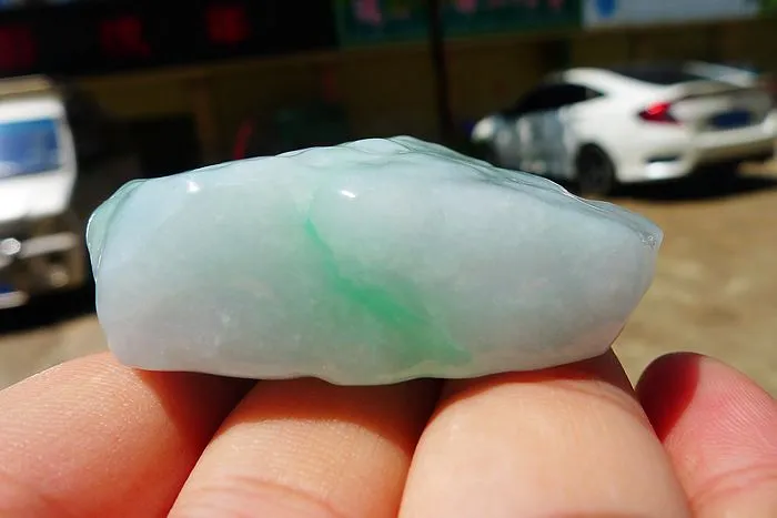 Natural Jade Rough Jadeite Raw (59g,5.1X3.1X1.9cm)