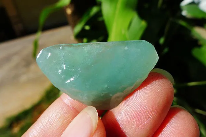 Natural Jade Rough Jadeite Raw (7.6g,3.5X2.2X0.8cm)