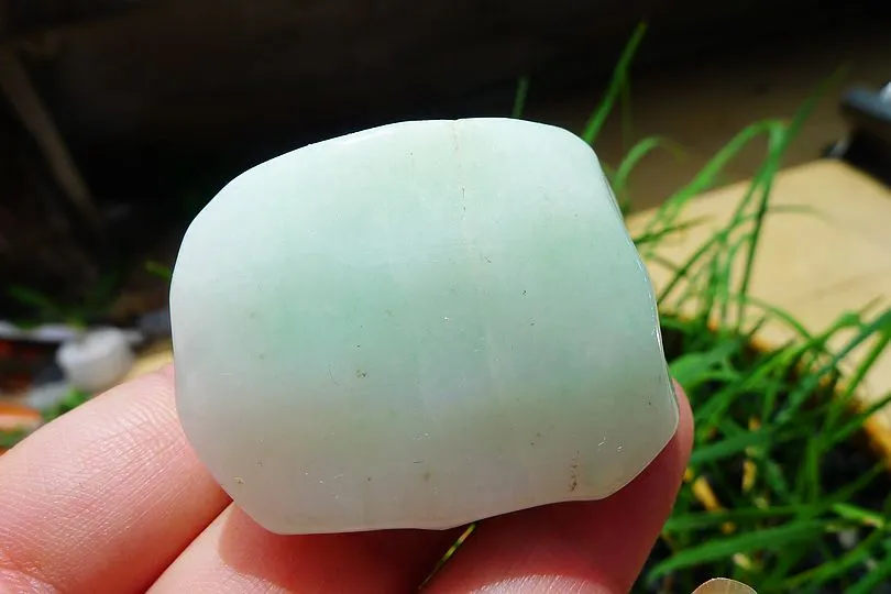 Natural Jade Rough Jadeite Raw (85g,4.3X4X2.7cm)