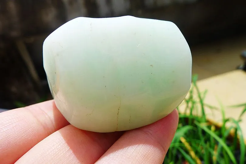 Natural Jade Rough Jadeite Raw (85g,4.3X4X2.7cm)