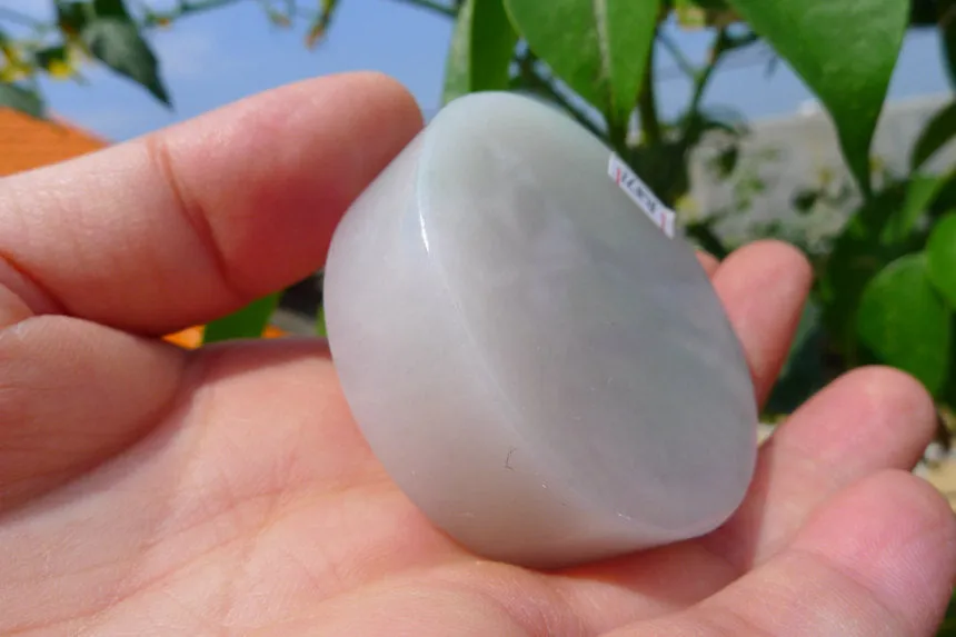 Natural Jade Rough Jadeite Raw (97g,4.8X4.8X1.6cm)