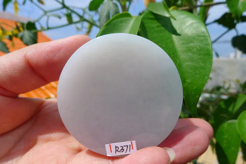 Natural Jade Rough Jadeite Raw (97g,4.8X4.8X1.6cm)