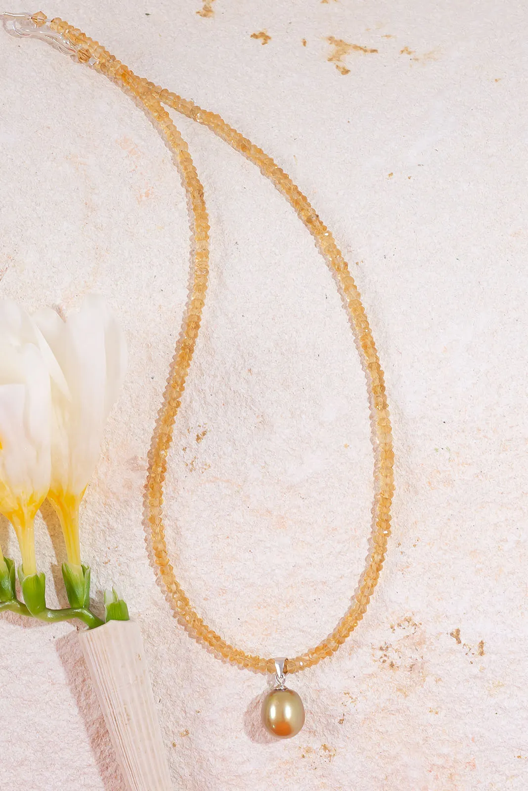 Necklace Sparkling Sunshine Pearl