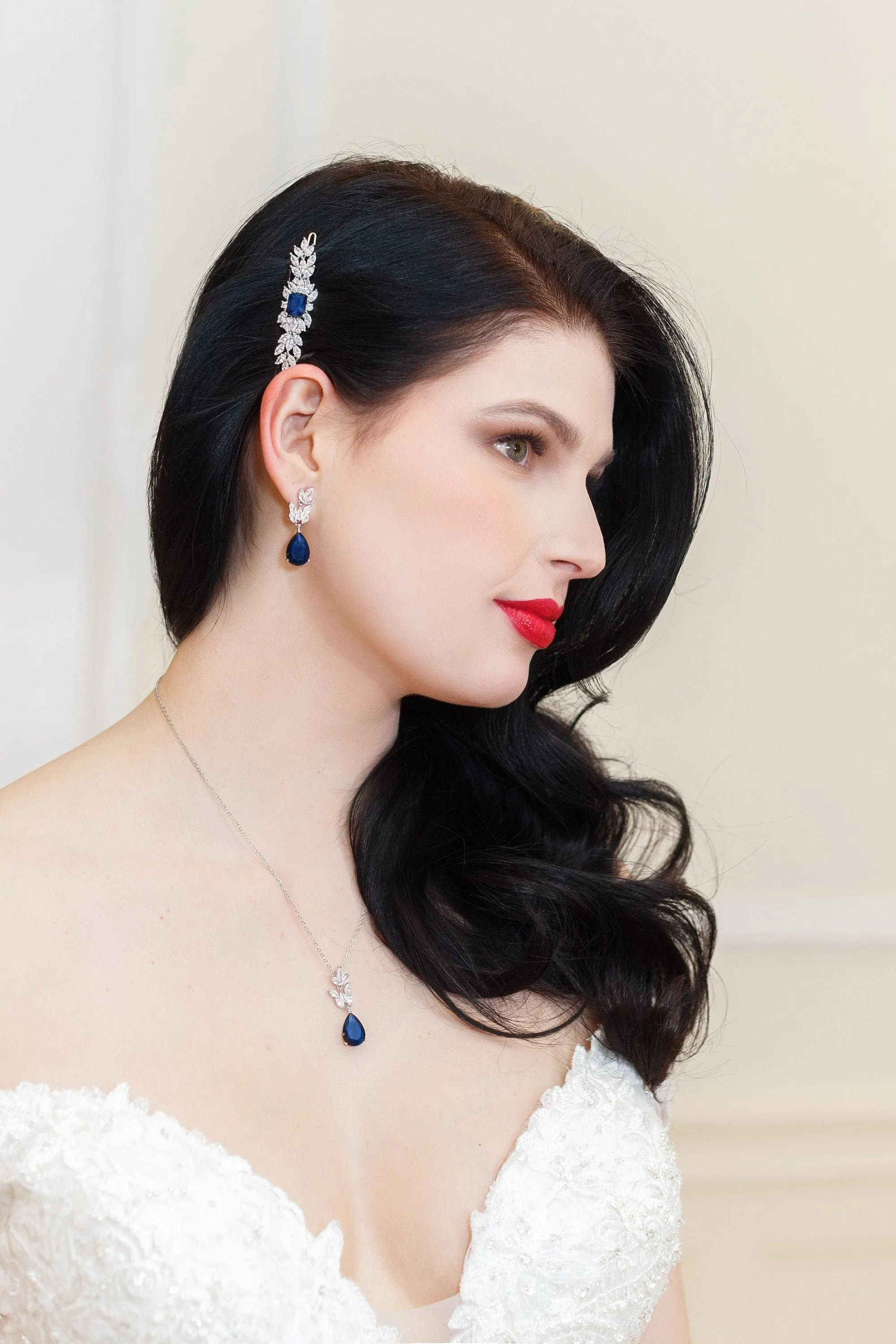 Nina Blue Barrette