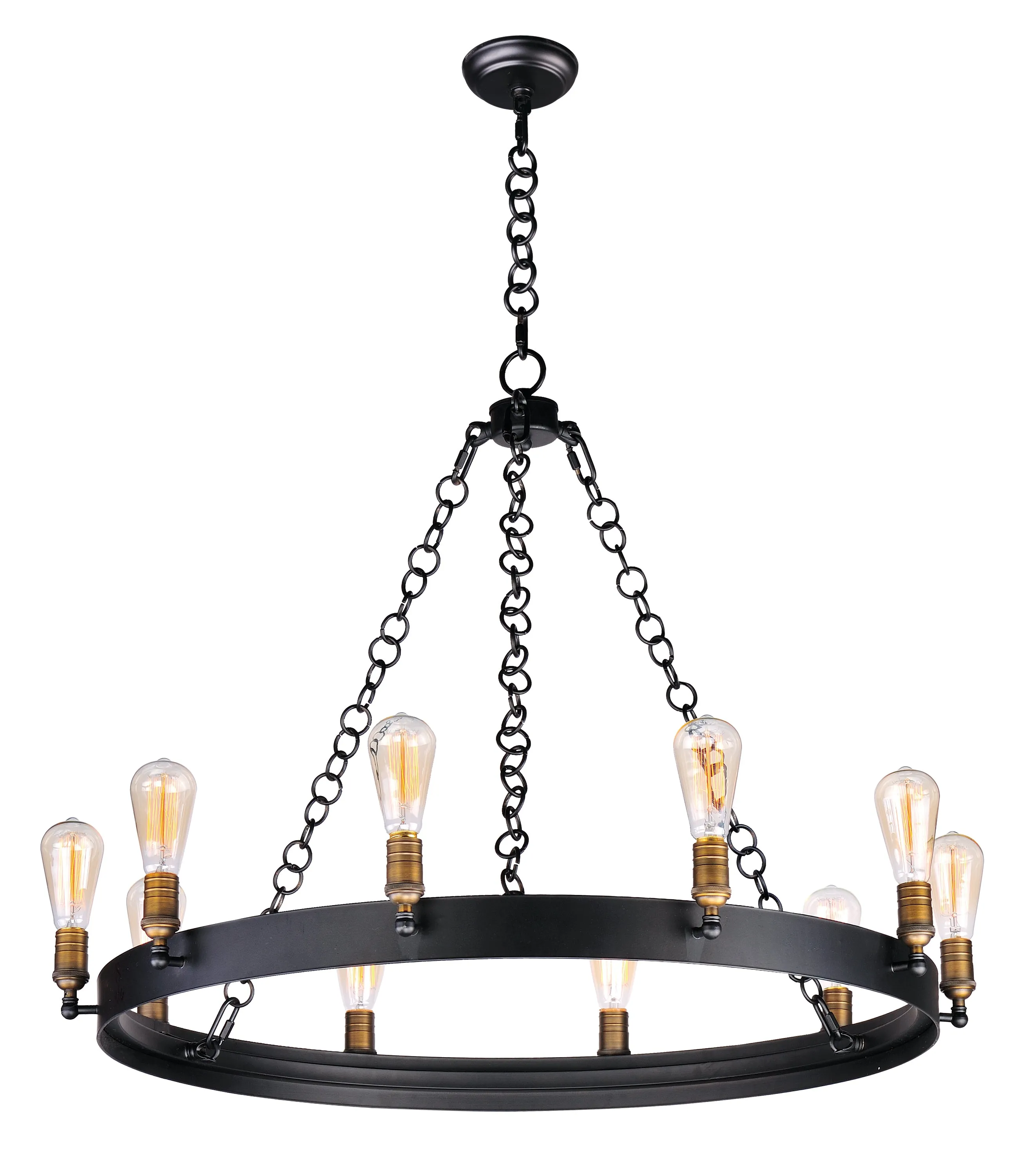 Noble 10-Light Chandelier w/Bulbs