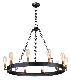 Noble 10-Light Chandelier w/Bulbs