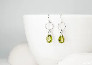 Peridot Stone Earrings