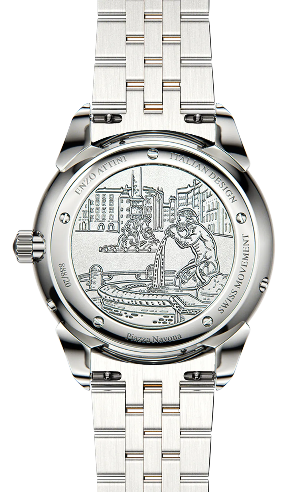 Piazza Navona, Roma - President Bracelet / Swiss Movement