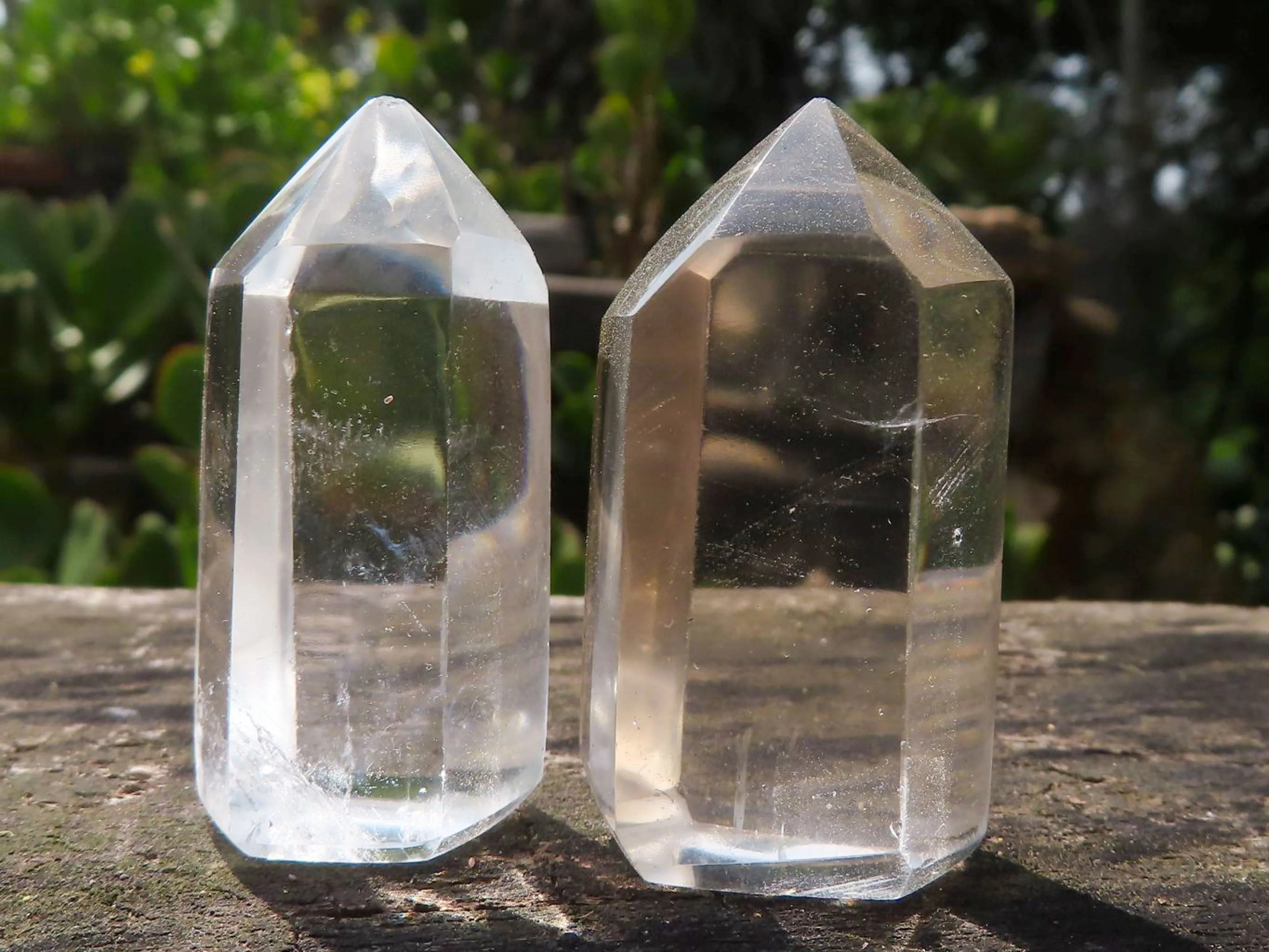Polished Mini Optic Quartz Points x 35 From Madagascar