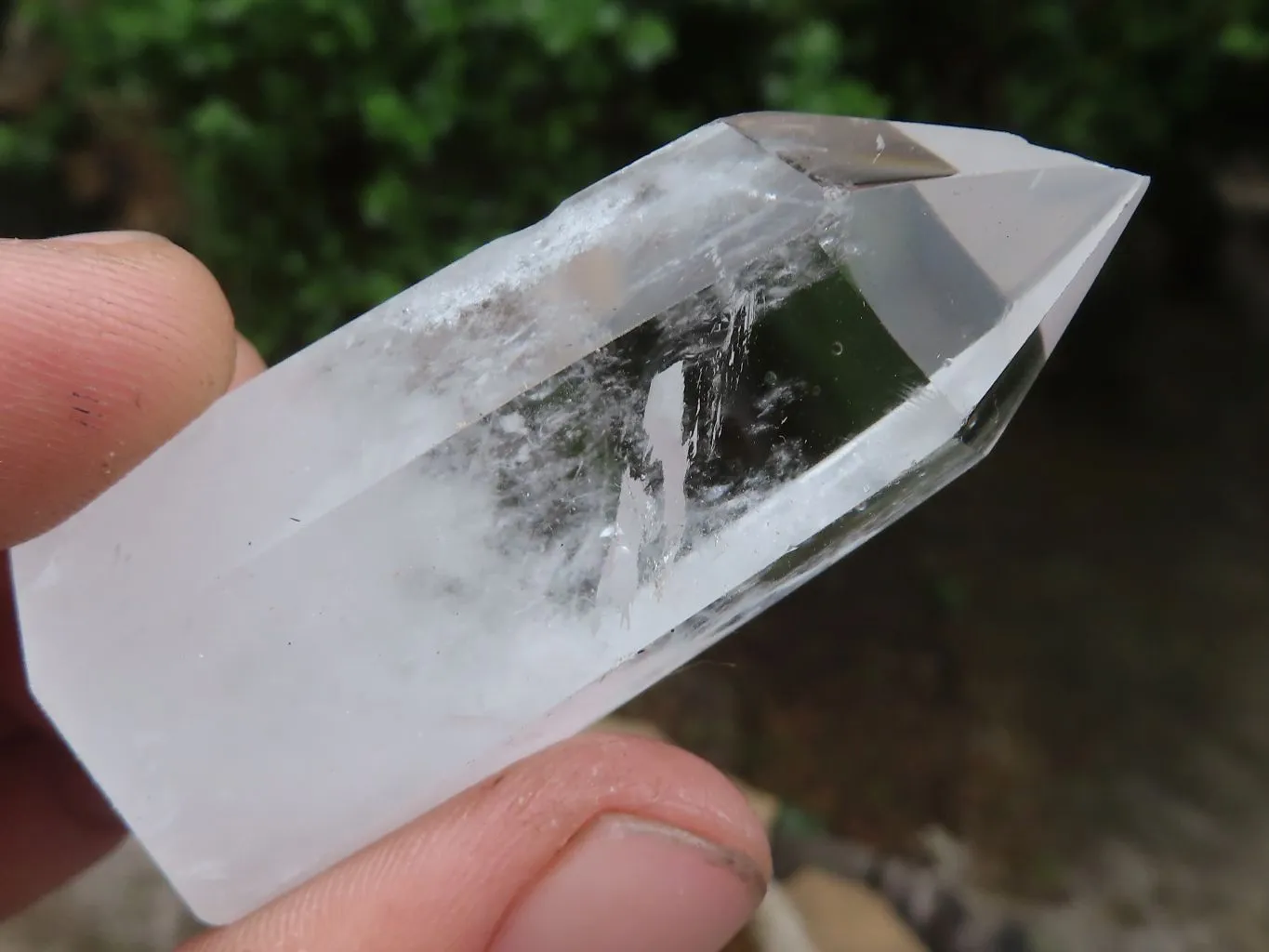 Polished Small Clear Quartz Crystal Points x 12 From Madagascar