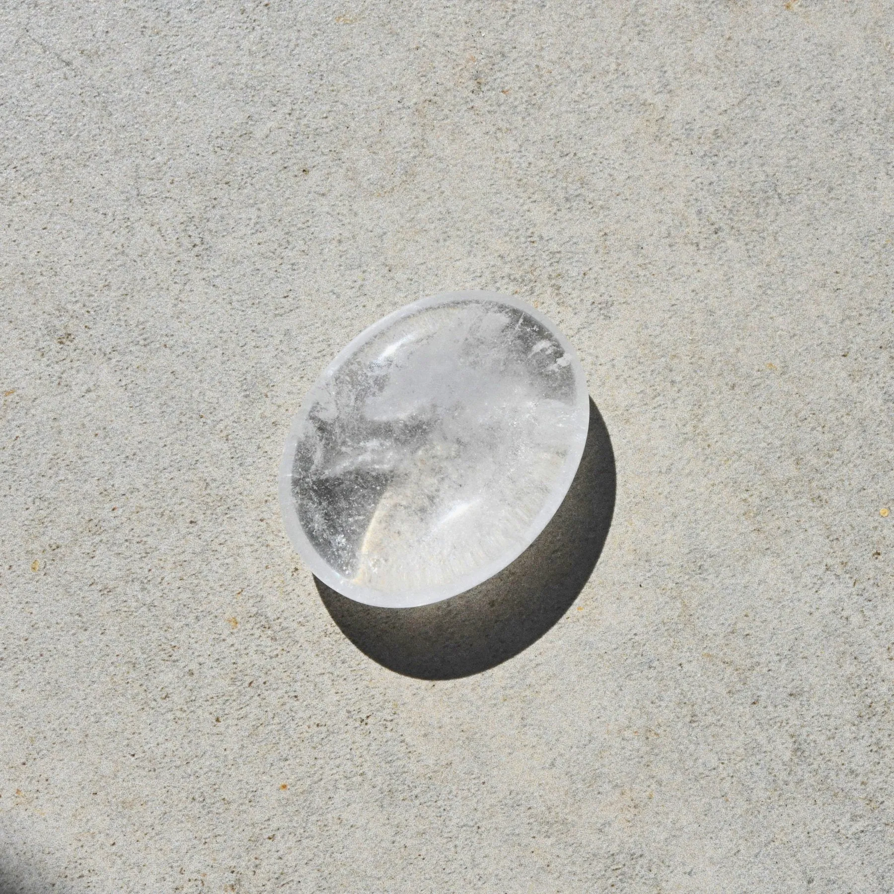Quartz Palm Stone