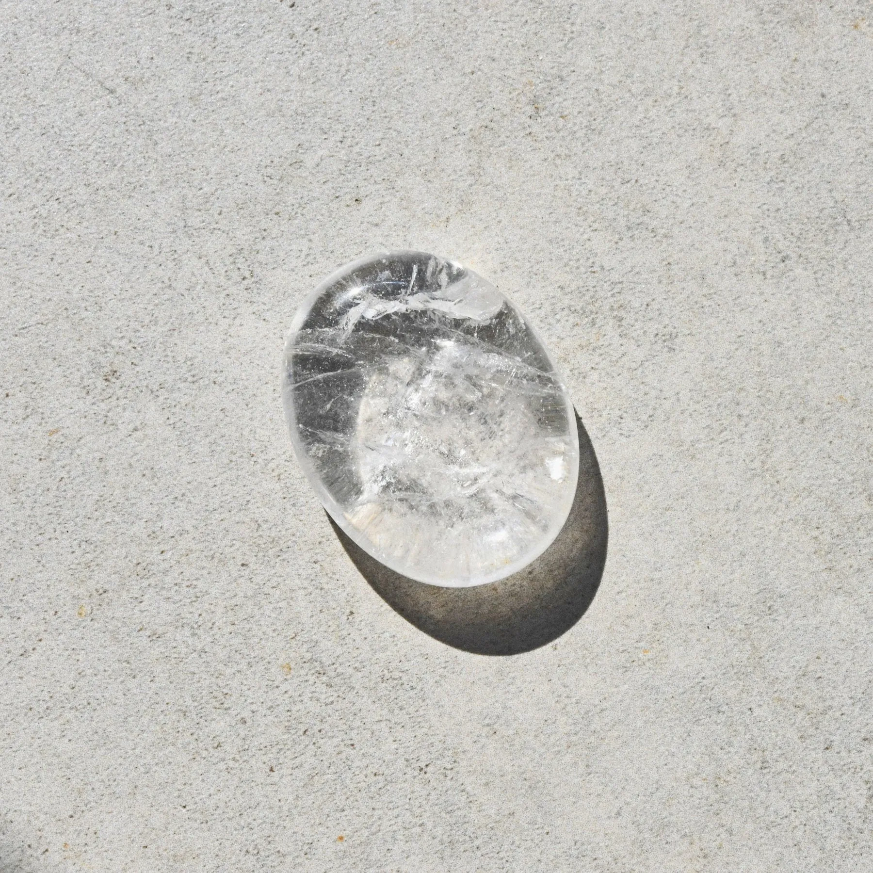 Quartz Palm Stone