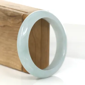 RealJade® Co. "Classic Bangle" Ice Jadeite Jade Bangle ( 57.24 mm ) #869