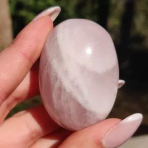 Rose Quartz Palm Stone (#17)