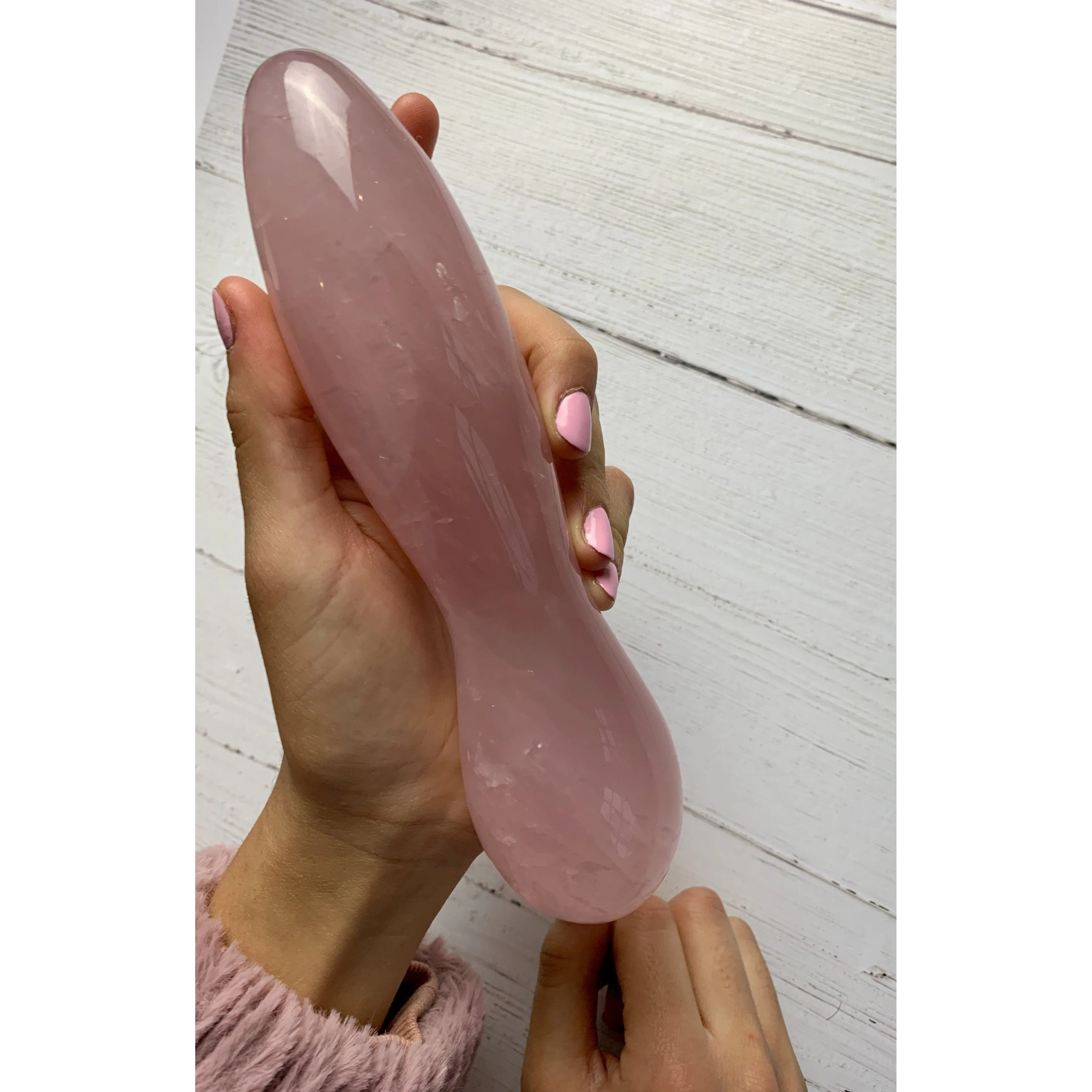 Rose Quartz Wave Wand
