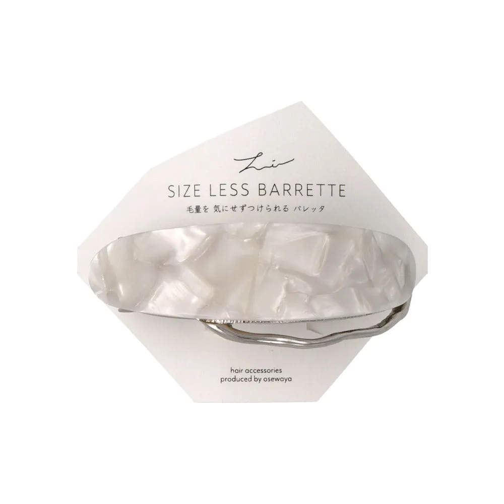 Round Marble Firm Grip Barrette