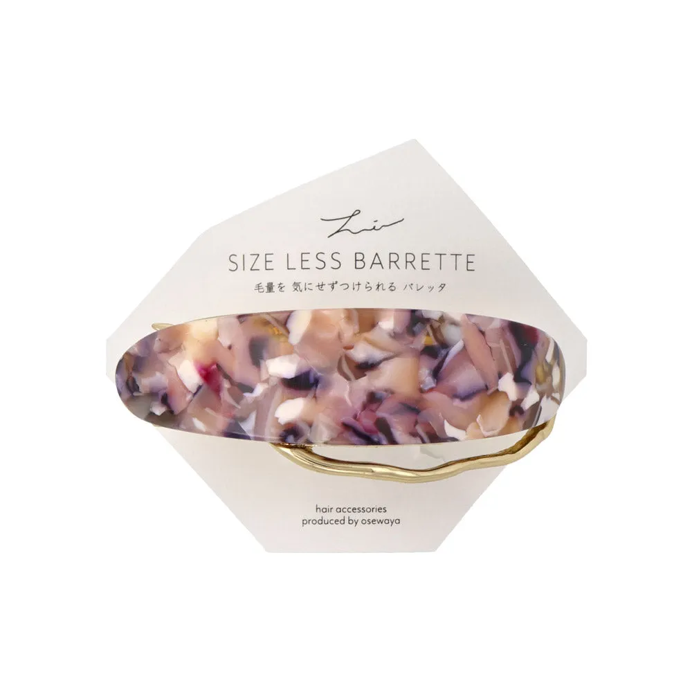 Round Marble Firm Grip Barrette
