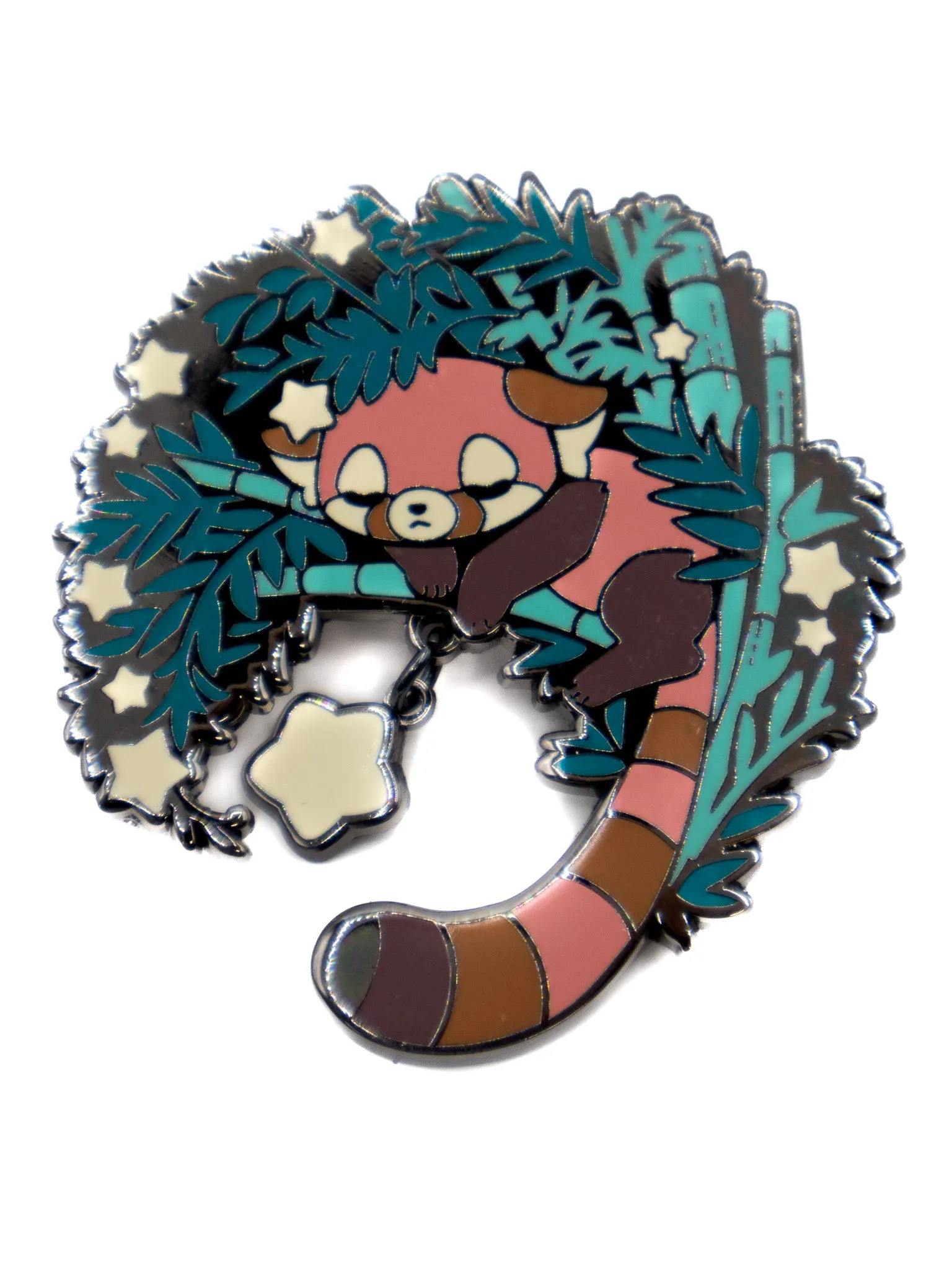 Sleeping Red Panda Pin
