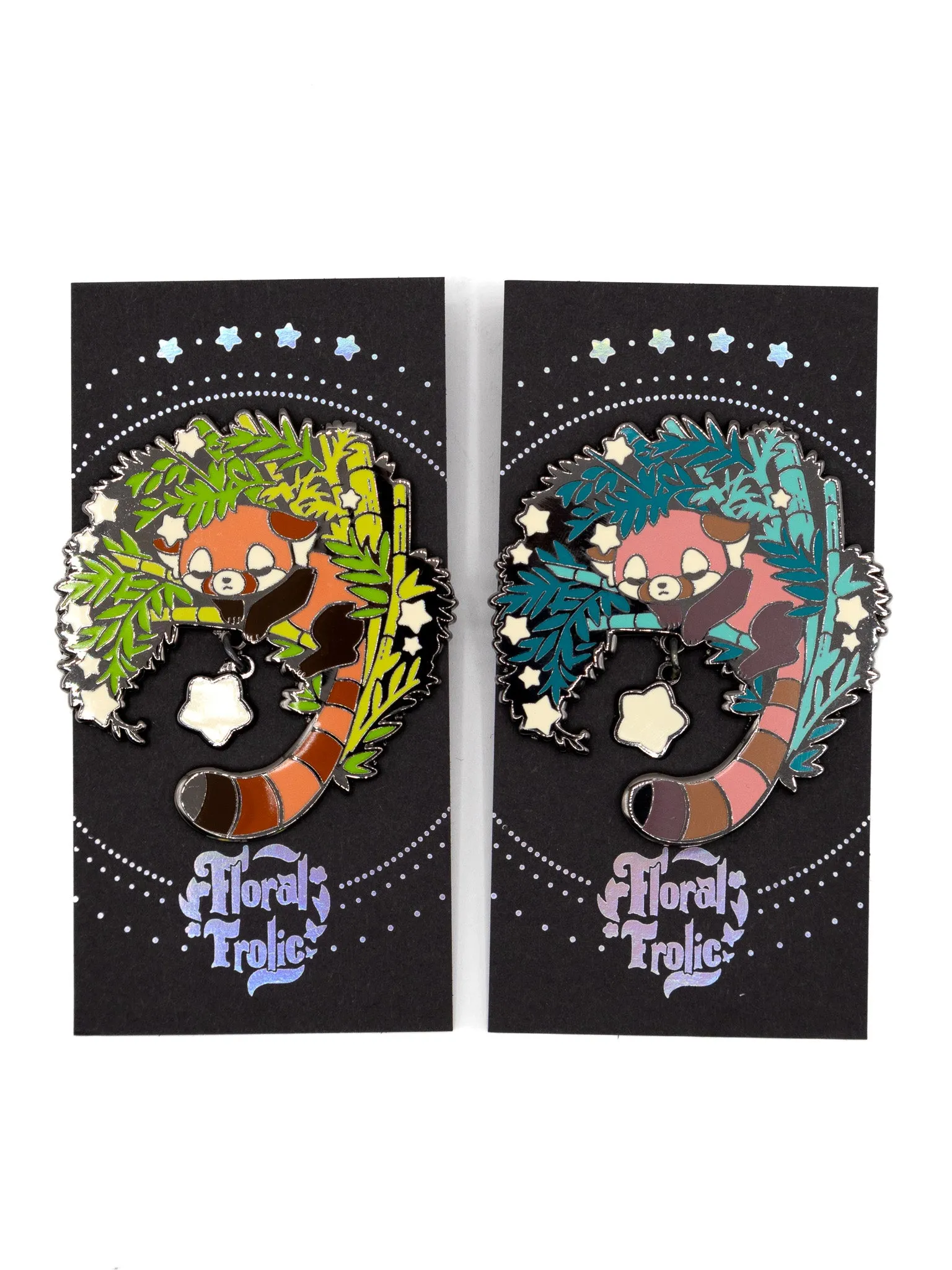 Sleeping Red Panda Pin
