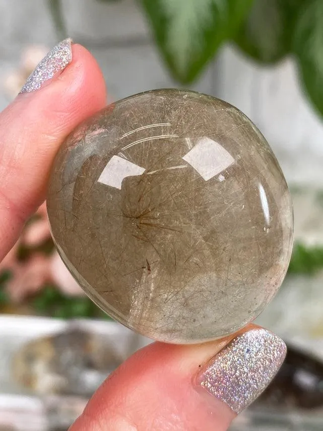 Small Rutile Quartz Lenses