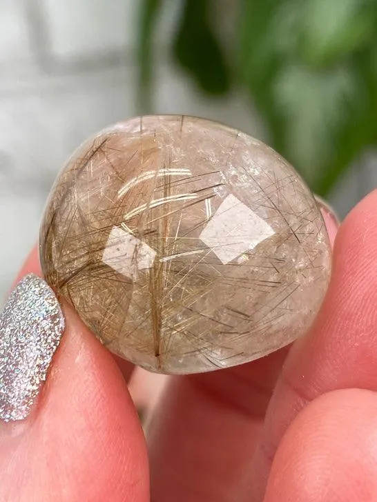 Small Rutile Quartz Lenses