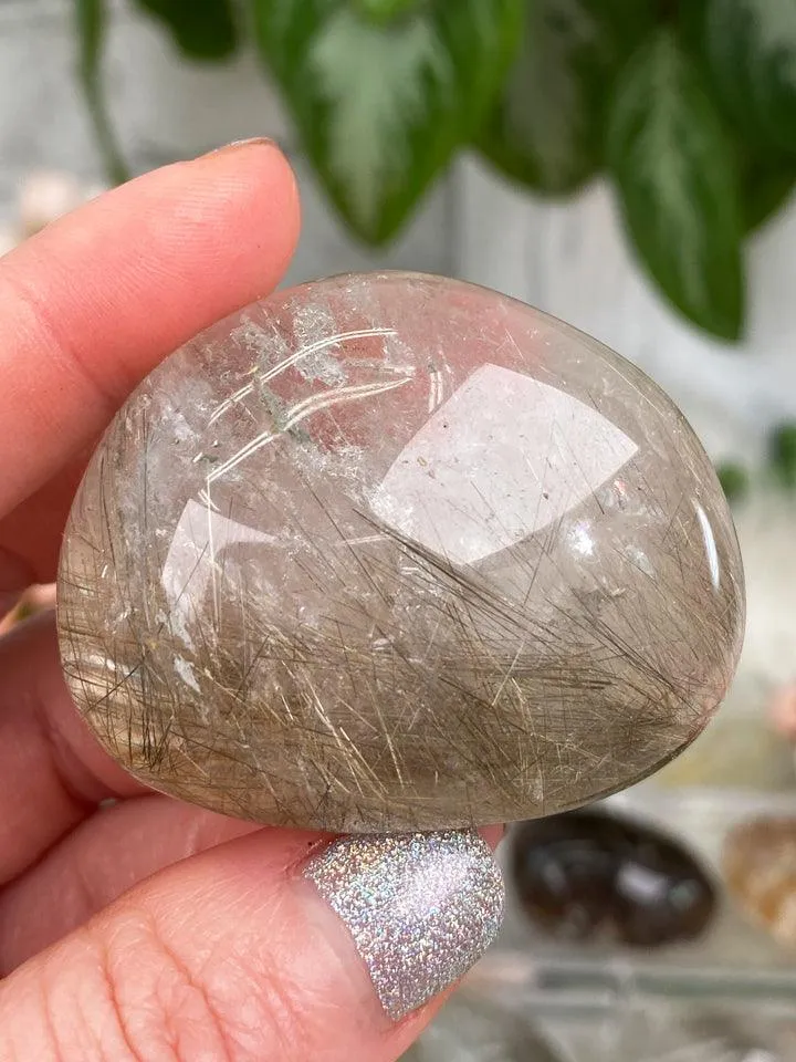 Small Rutile Quartz Lenses