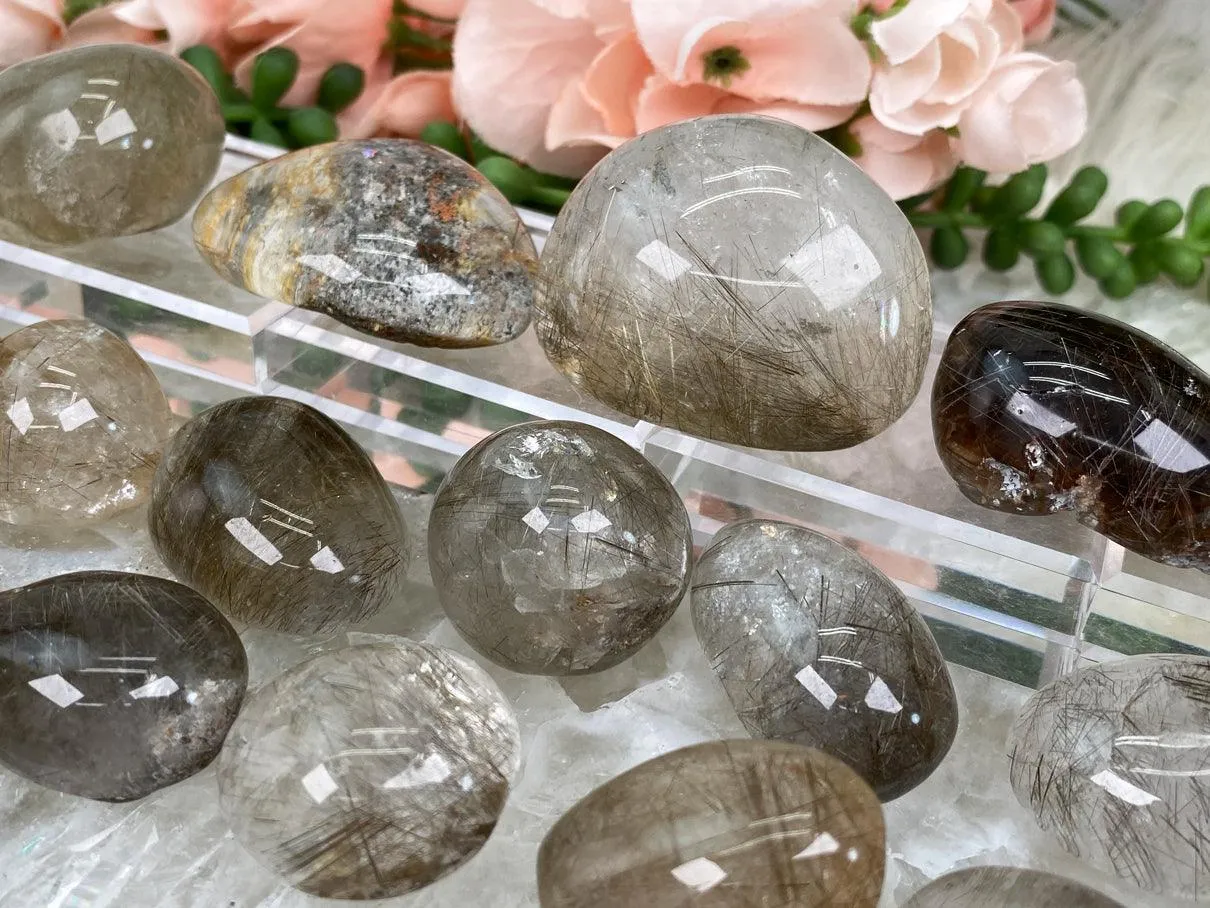 Small Rutile Quartz Lenses