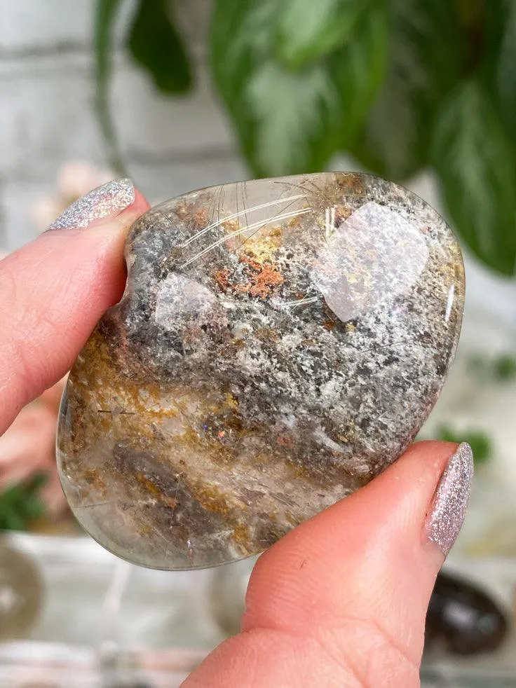 Small Rutile Quartz Lenses