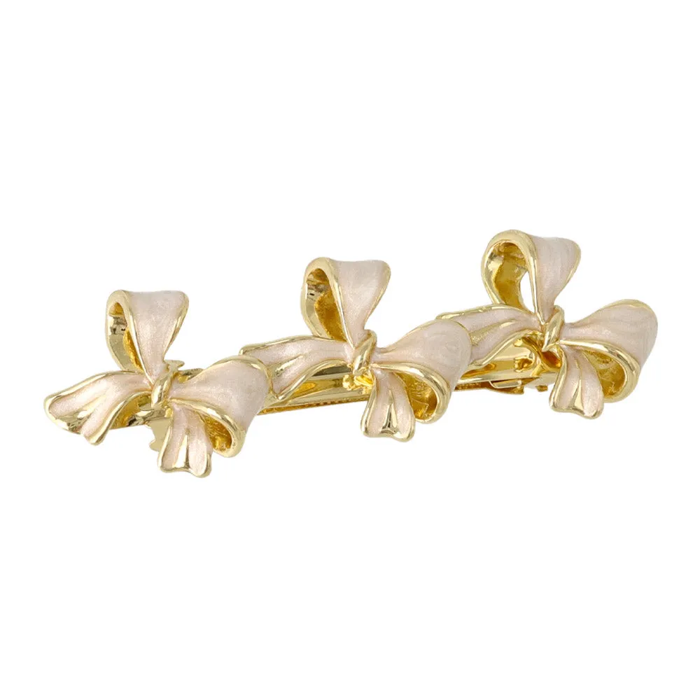 Triple Bow Pinch Clip