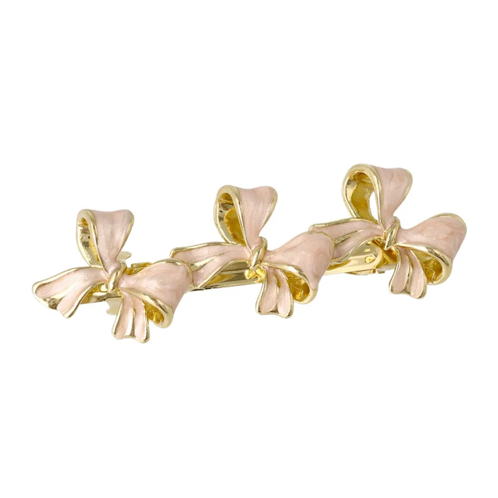 Triple Bow Pinch Clip