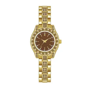 Watch Square Diamond Brown Light Luxury Niche