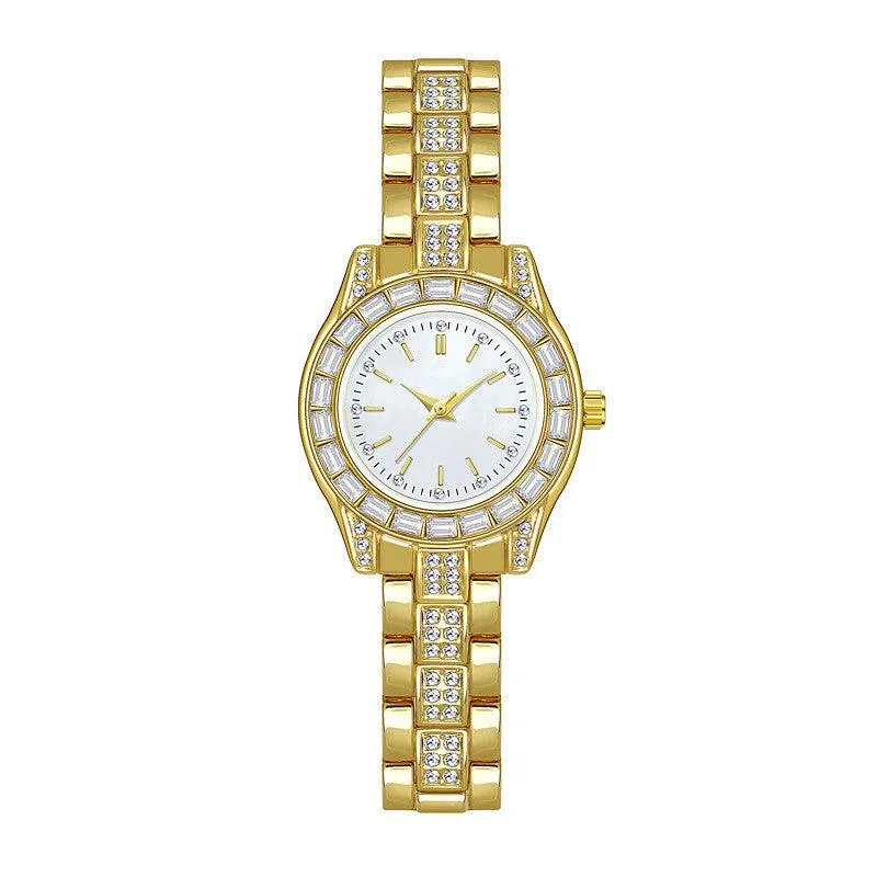 Watch Square Diamond Brown Light Luxury Niche